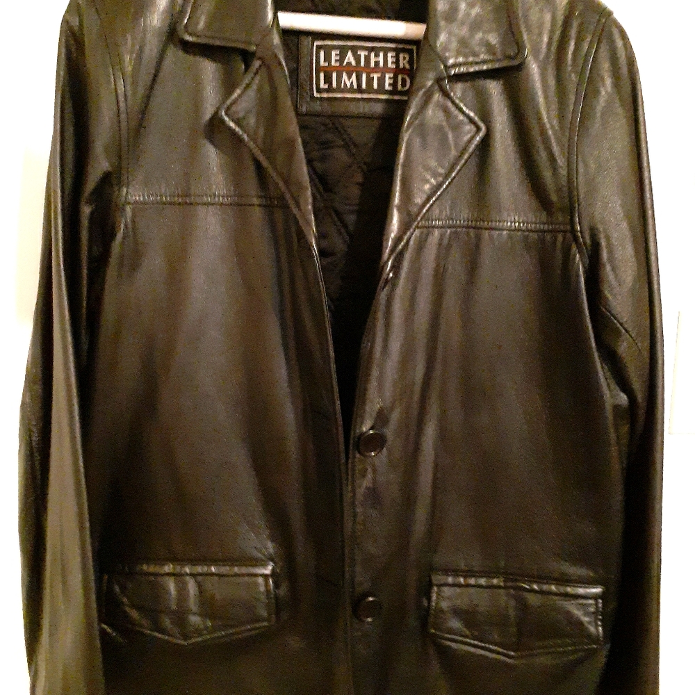 Leather Limited 3/4 length leather coat